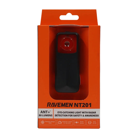 RAVEMEN TAILLIGHT | NT201 - RADAR TECH., 80 LUMENS, UPTO 24 HR BATTERY