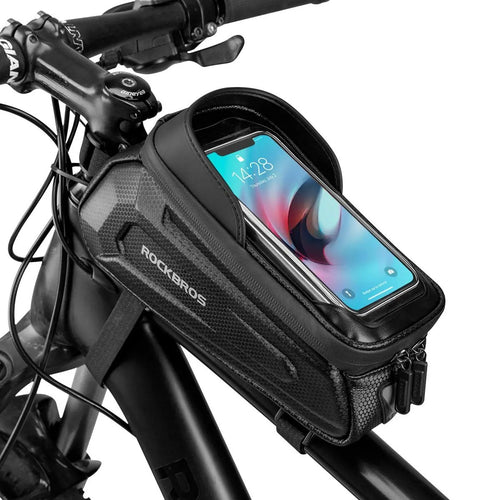 Top Tube Bag | EVA 3D Hardshell - Waterproof & Compatible with Phones Upto 6.8