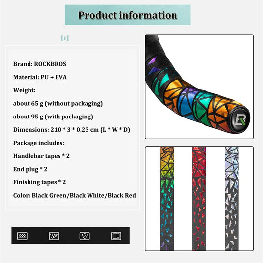 Handlebar Tape(Multi colour) ROCKBROS MADOVERBIKING