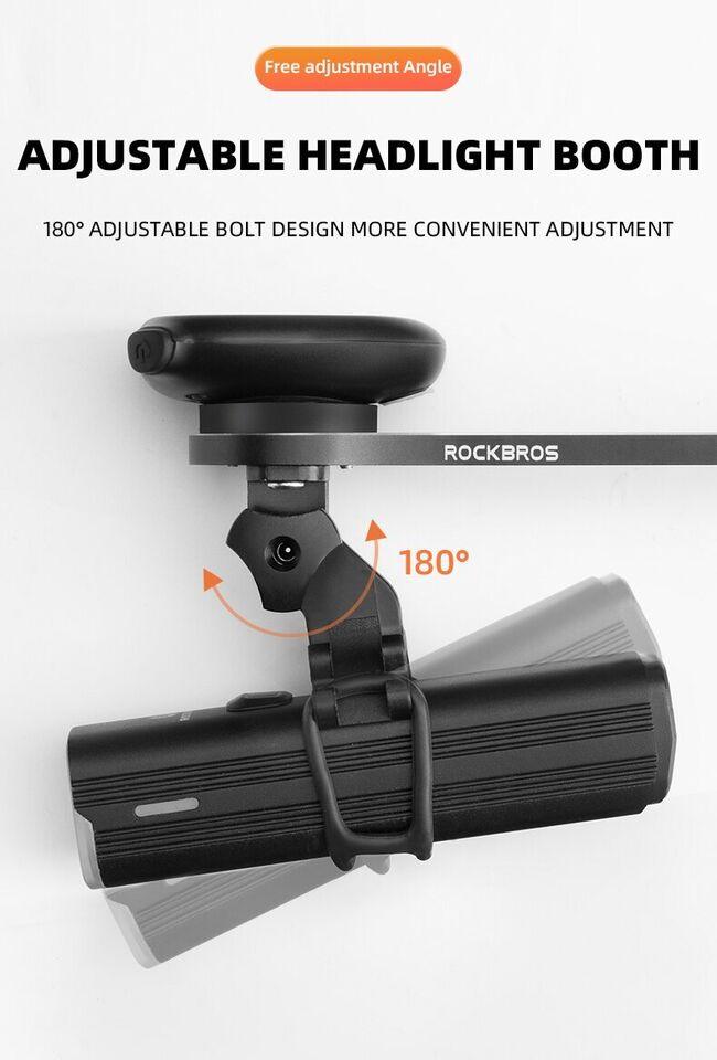 Load image into Gallery viewer, Rockbros Bike Computer Mount, Out Front Aluminum Bicycle Computer Mount for Road Bikes Aero Integrated Handlebar Compatible with Garmin, Wahoo, Bryton and GoPro
