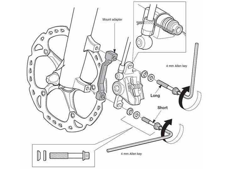 Load image into Gallery viewer, Shimano Mount Disc Brake Adapter for 160mm (SM-MA90-F160P/S) SHIMANO MADOVERBIKING

