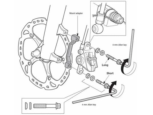 Shimano Mount Disc Brake Adapter for 160mm (SM-MA90-F160P/S) SHIMANO MADOVERBIKING