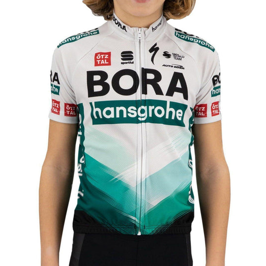 Sportful Bora-Hansgrohe Kids Short Sleeve Cycling Jersey