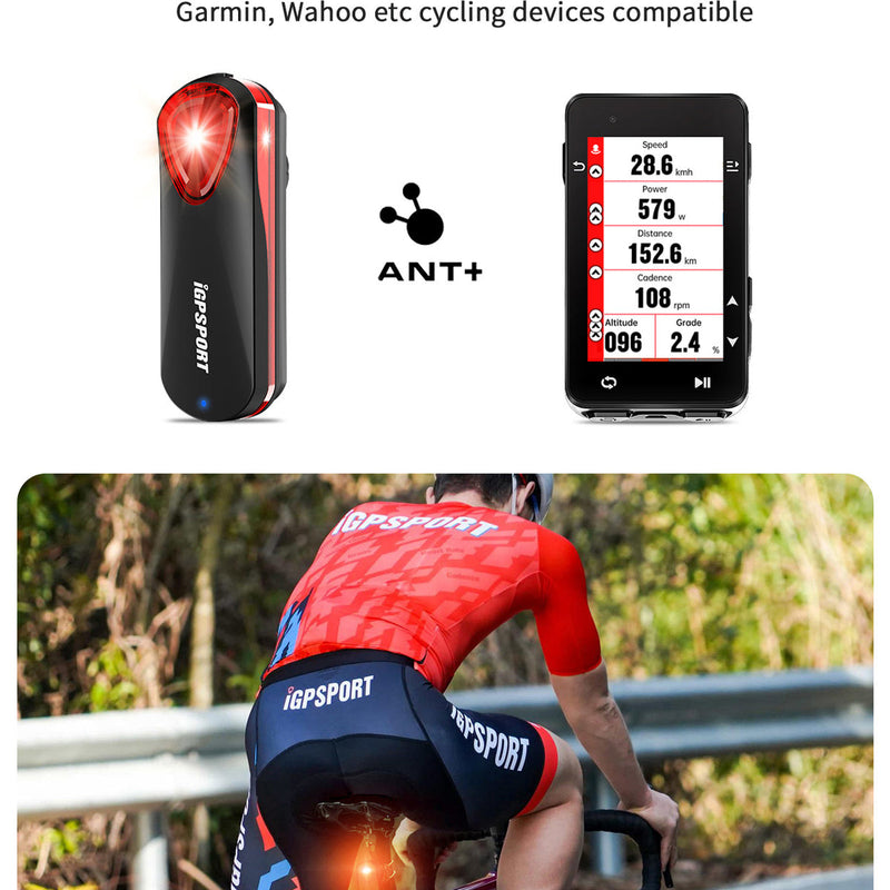 Load image into Gallery viewer, Smart Radar Taillight - SR30 | Upto 150m Vehicle Detection, 25H Battery &amp; Type-C - MADOVERBIKING -  iGPSPORT
