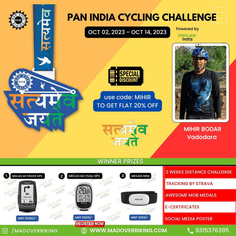 Load image into Gallery viewer, Satyamev Jayate Cycling Event 2023
