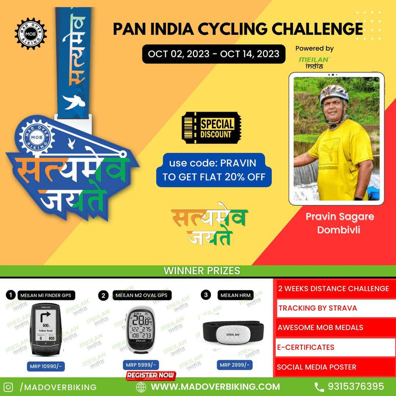 Load image into Gallery viewer, Satyamev Jayate Cycling Event 2023
