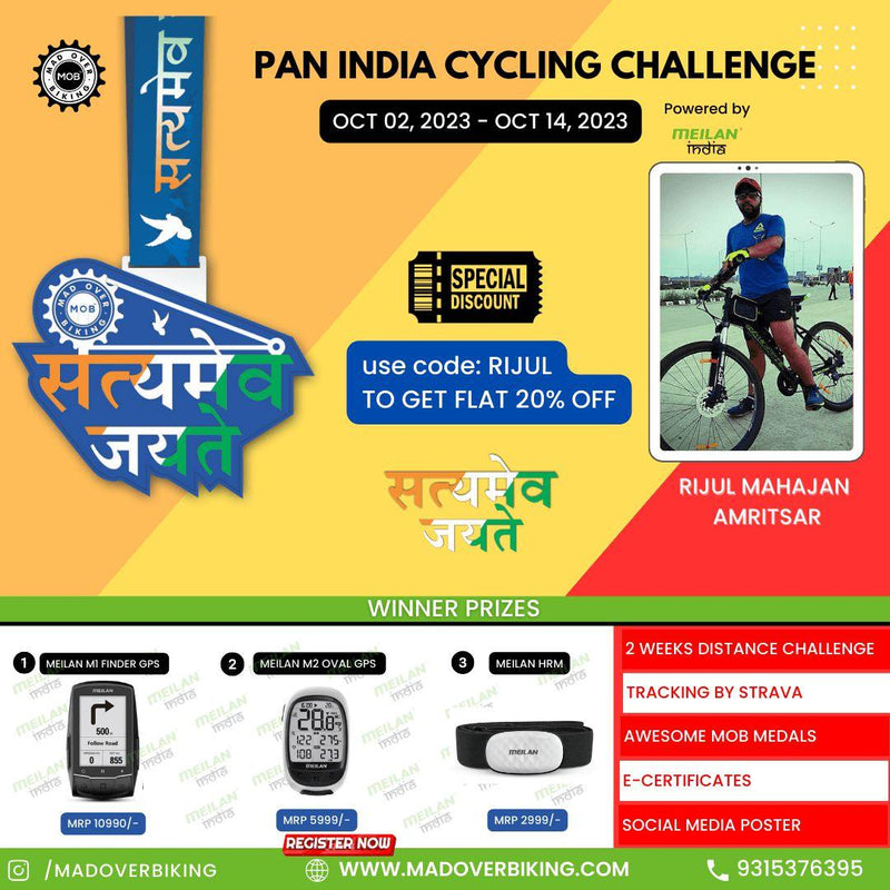 Load image into Gallery viewer, Satyamev Jayate Cycling Event 2023
