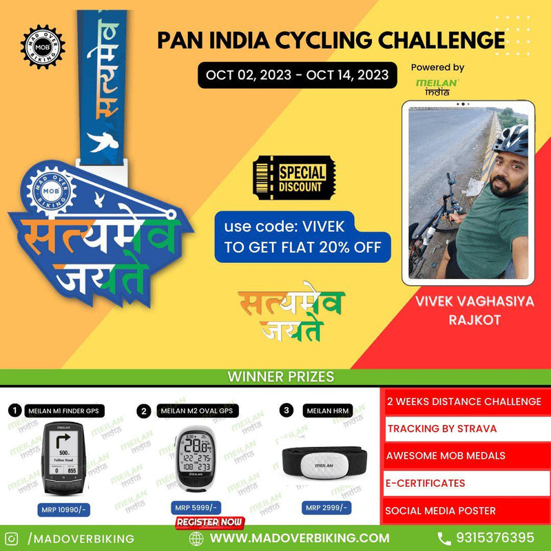 Load image into Gallery viewer, Satyamev Jayate Cycling Event 2023
