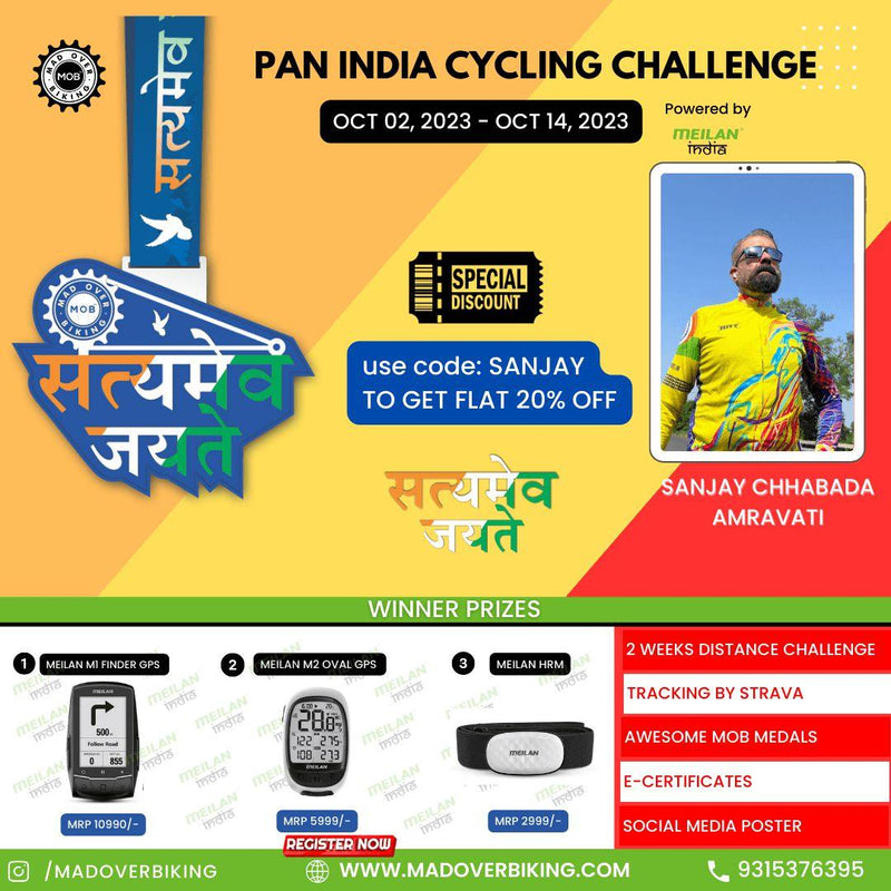 Load image into Gallery viewer, Satyamev Jayate Cycling Event 2023
