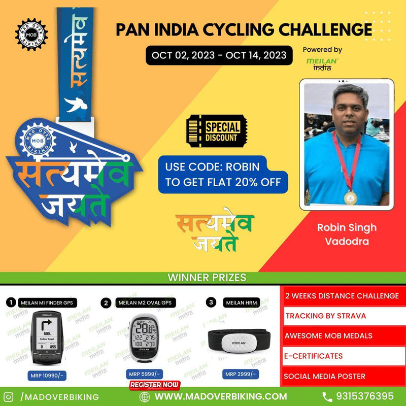 Load image into Gallery viewer, Satyamev Jayate Cycling Event 2023
