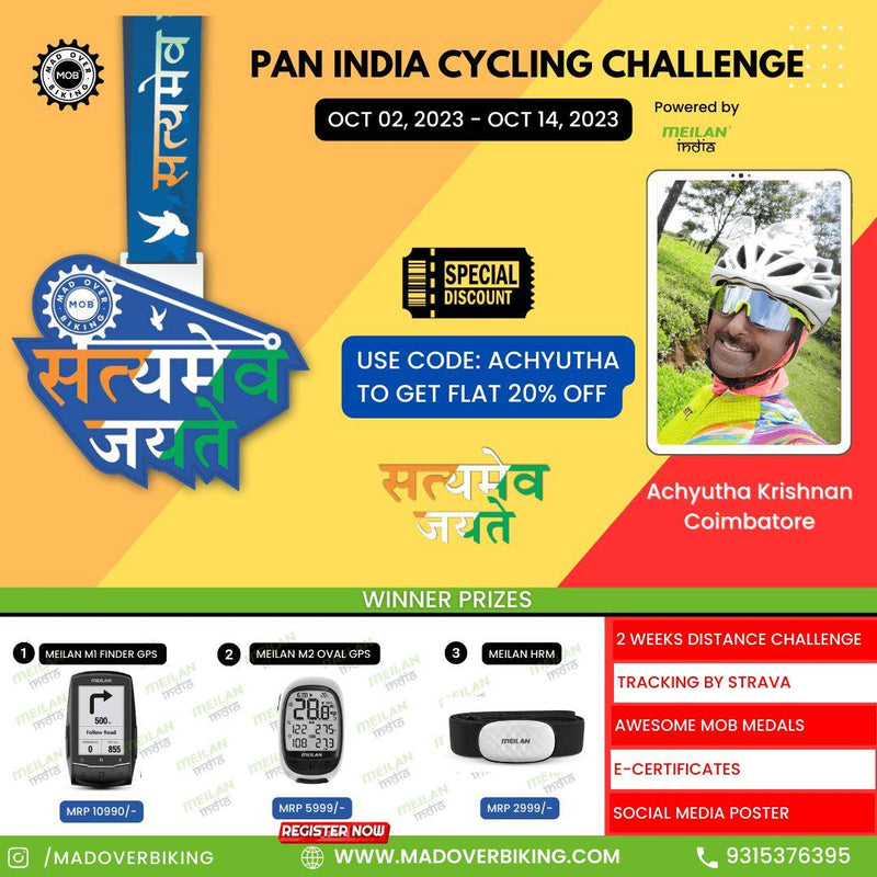 Load image into Gallery viewer, Satyamev Jayate Cycling Event 2023
