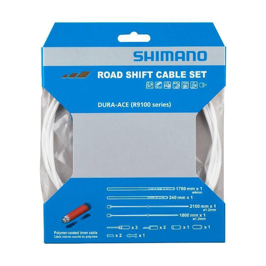 Shimano Dura-Ace Sp41 Polymer-Coated Derailleur Cable Set - R9100