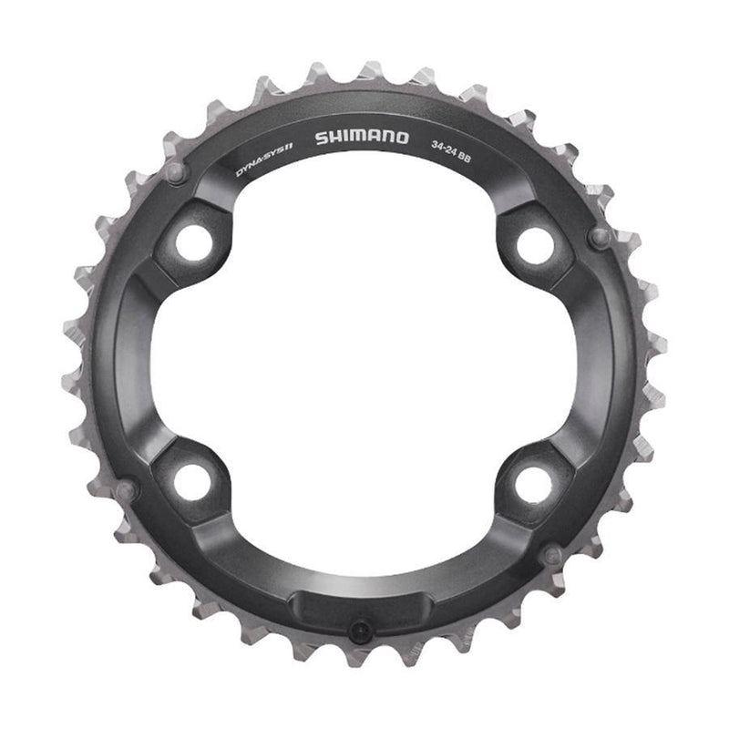 Load image into Gallery viewer, Shimano Xt M8000 Outer Chainring 96Mm, 34T, Bcd - Grey
