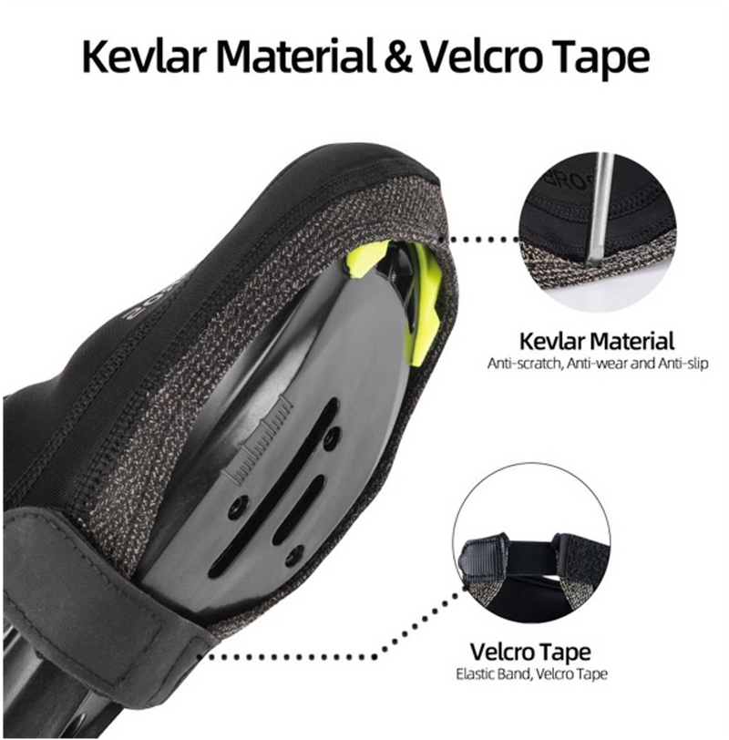 Load image into Gallery viewer, Shoe Cover | Half Palm Covers for Clipless Shoes (Black) ROCKBROS MADOVERBIKING
