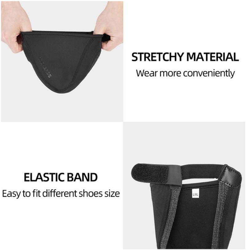 Load image into Gallery viewer, Shoe Cover | Half Palm Covers for Clipless Shoes (Black) ROCKBROS MADOVERBIKING
