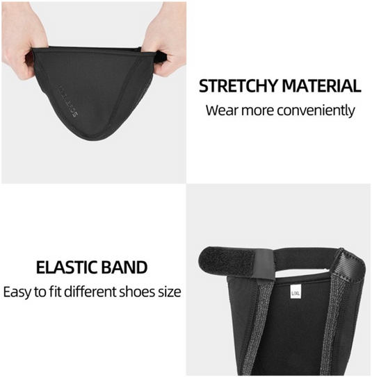 Shoe Cover | Half Palm Covers for Clipless Shoes (Black) ROCKBROS MADOVERBIKING