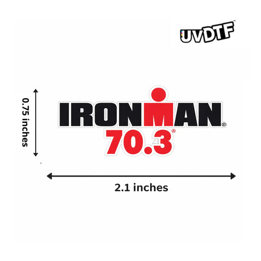 IRONMAN 70.3 Logo Sticker - UV DTF | Waterproof | Anti-Fade