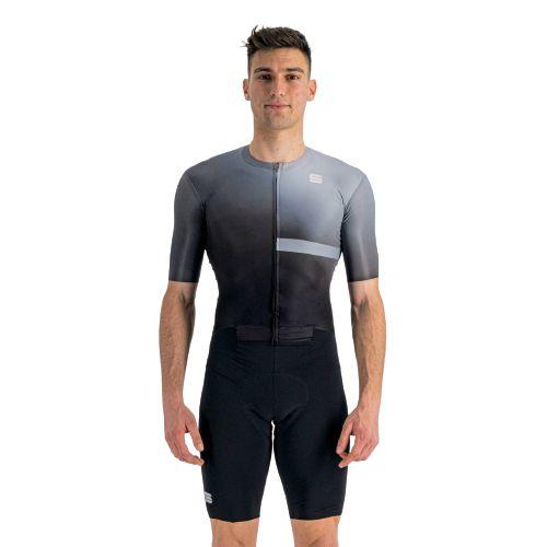 Load image into Gallery viewer, Sportful Bomber Mens Race Suite (Black Ice/Grey)
