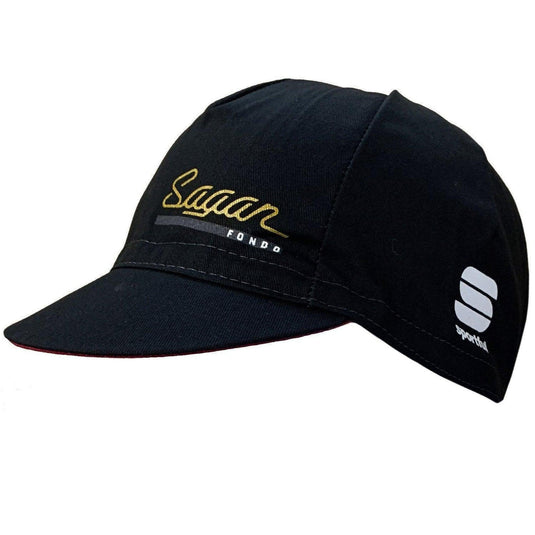 Sportful Cap Gf Sagan Black Ruby Wine Uni Size