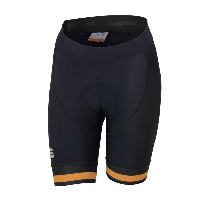 Load image into Gallery viewer, Sportful Classic Womens Cycling Shorts (Black/Gold)
