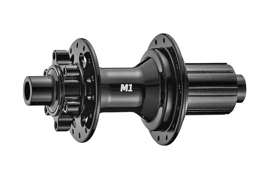 TOKEN HUB REAR M1 28H 12X148MM SHIMANO THRU AXLE BLACK BHM4931-R28H-S TOKEN MADOVERBIKING