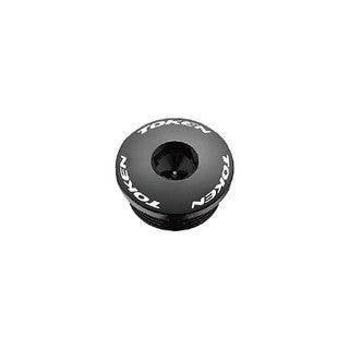 TOKEN CRANKARM TENSION BOLT BLACK Fits: Shimano Dura Ace 7800,Ultegra 6700,105 5700,XT,SLX,DEORE FBA-B2009/2-BKTK