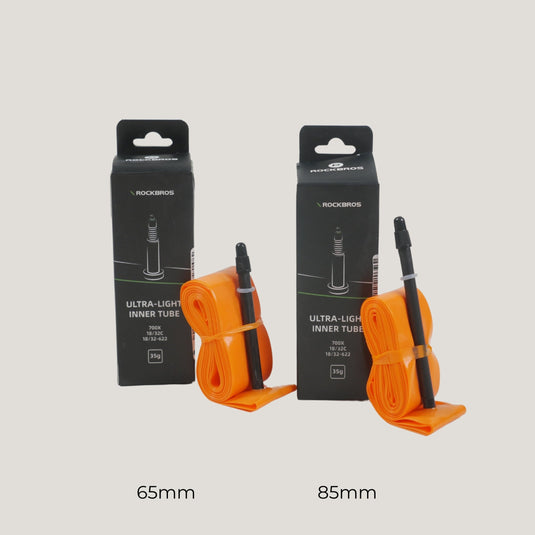 Road Inner Tube | 35gm Ultra-Light TPU Tube - 700x18-32c (65mm/85mm) ROCKBROS MADOVERBIKING