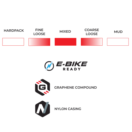 VITTORIA TERRENO T50 | MIXED GRAVEL ENDURANCE TYRE (700x45c) - MADOVERBIKING