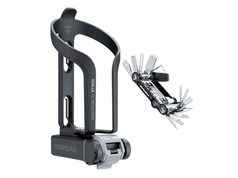 Load image into Gallery viewer, Topeak Ninja TC Mountain Bottle Cage with Multitool
