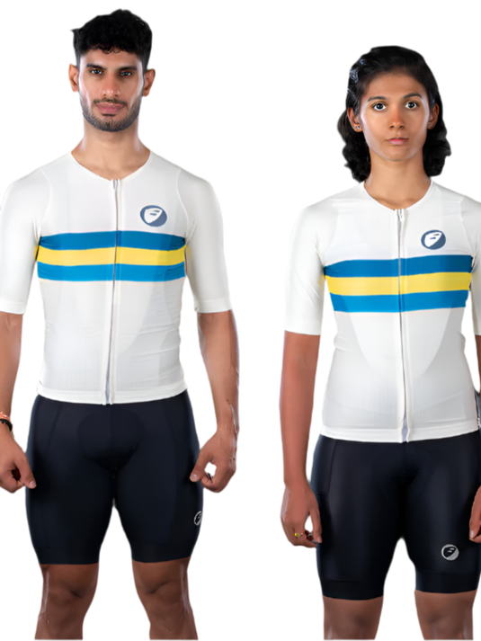 Unisex Cycling | Elite fit Jersey | Ivory - MADOVERBIKING -  Apace