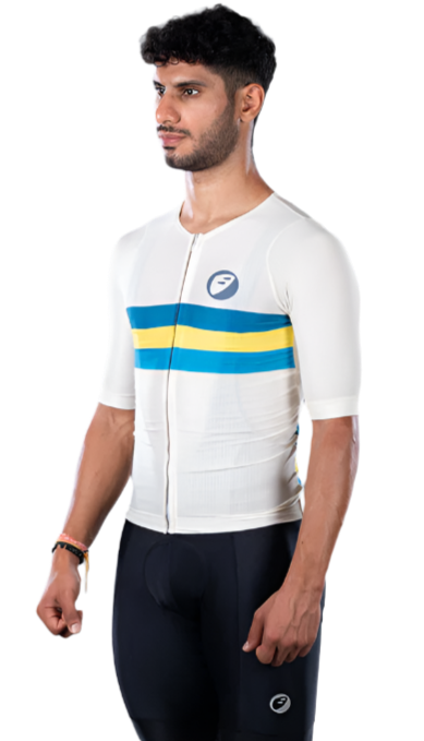 Load image into Gallery viewer, Unisex Cycling | Elite fit Jersey | Ivory
