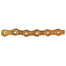 Ybn Chain 10 Speed For Shimano, Sram And Campagnolo Drive Trains (Gold)