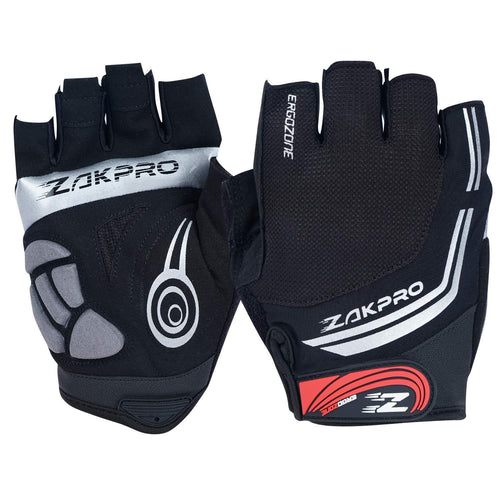 ZAKPRO Cycling Gloves - Hybrid Series - (Black)