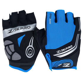 ZAKPRO Cycling Gloves - Hybrid Series - (Blue)