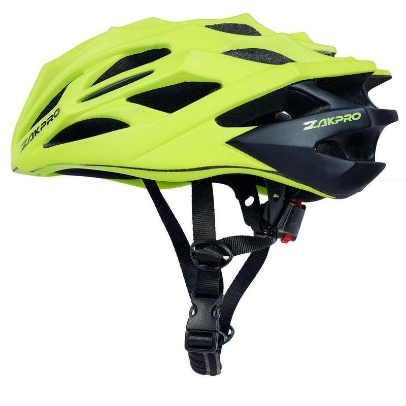 Load image into Gallery viewer, ZAKPRO Inmold Cycling Helmet - Signature Series (Fluorescent Green)
