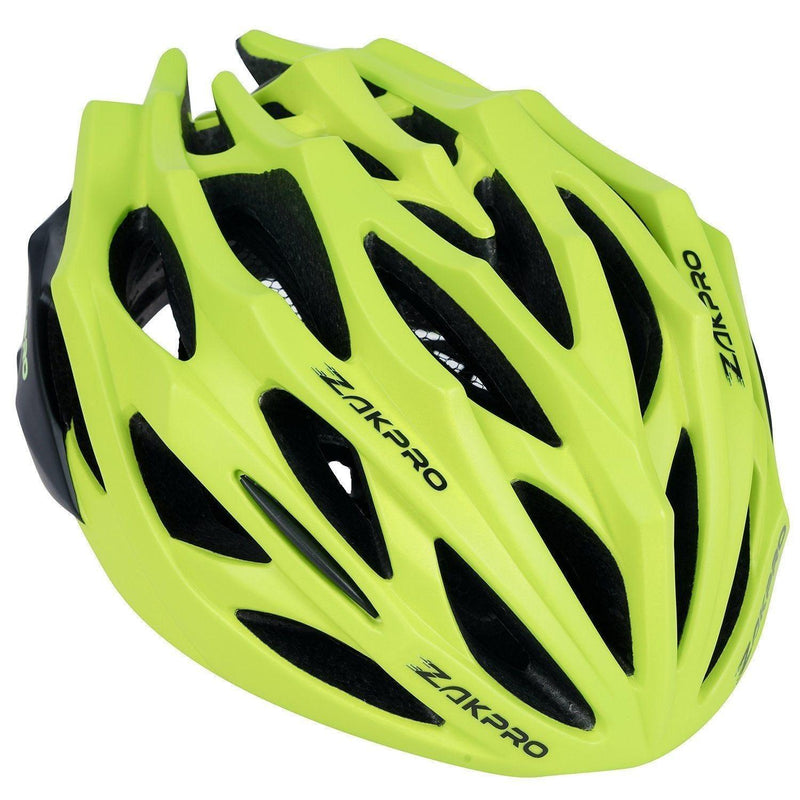 Load image into Gallery viewer, ZAKPRO Inmold Cycling Helmet - Signature Series (Fluorescent Green)
