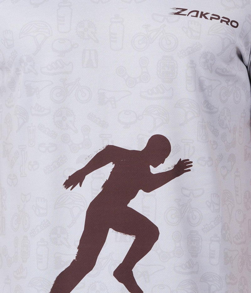 Load image into Gallery viewer, ZAKPRO Men Sports Tees (Grey Run)
