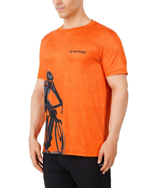 ZAKPRO Men Sports Tees (Ride-O-Range)