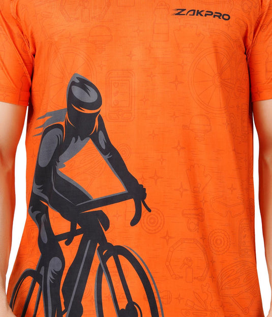 ZAKPRO Men Sports Tees (Ride-O-Range)