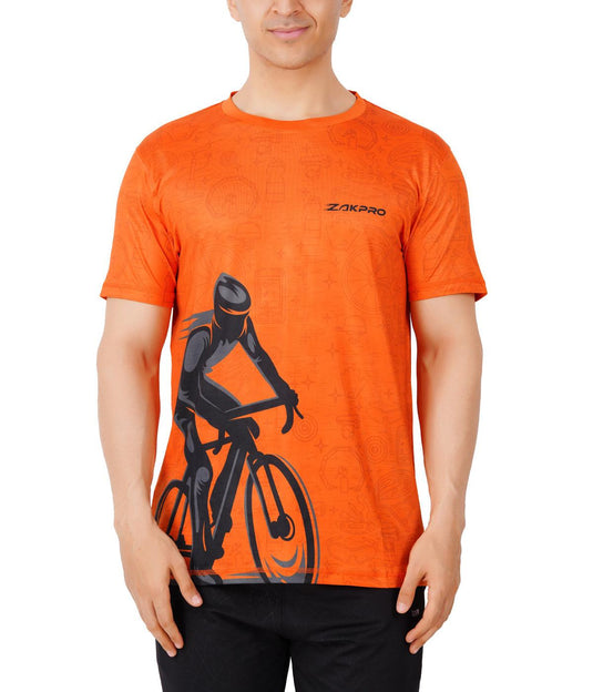 ZAKPRO Men Sports Tees (Ride-O-Range)