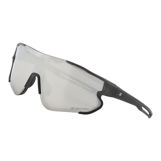 ZAKPRO Professional Outdoor Sports Cycling Sunglasses (Mirror Black)