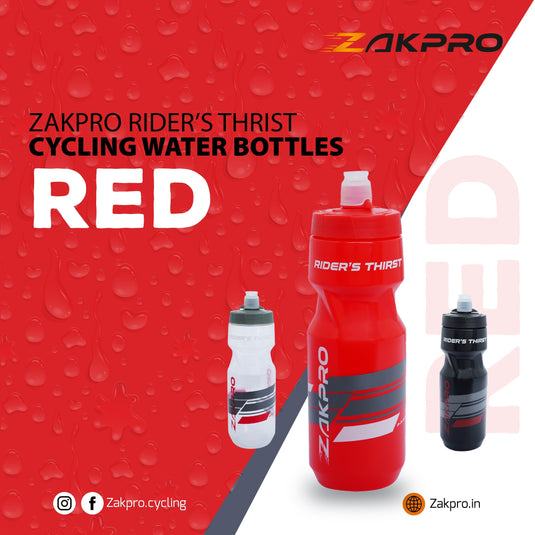 ZAKPRO Rider's Thirst Cycling Sports Water Bottles