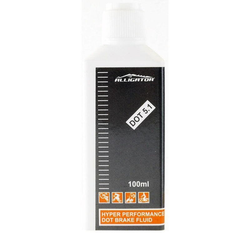 Load image into Gallery viewer, ALLIGATOR BRAKE DISC HYDRAULIC OIL 100ML FOR D.O.T BASED DISC BRAKES
