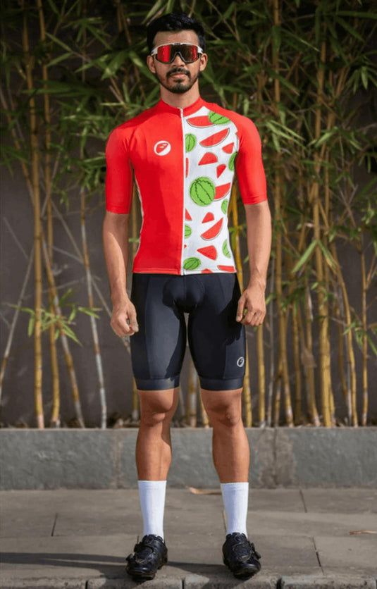Apace Mens Cycling Jersey Chase | Snug-Fit - Melon - MADOVERBIKING