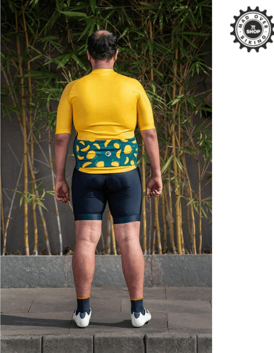 Apace Mens Cycling Jersey Chase | Snug-Fit| Mango - MADOVERBIKING