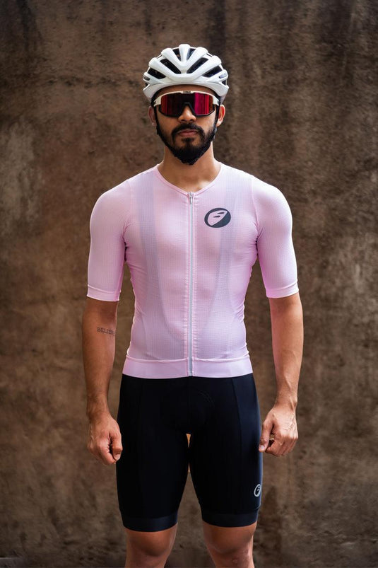 Apace Mens Cycling Jersey | Podium-Fit | Bubblegum Pink - MADOVERBIKING