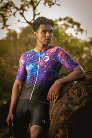 Apace Mens Cycling Jersey | Race-Fit |Constellation - MADOVERBIKING