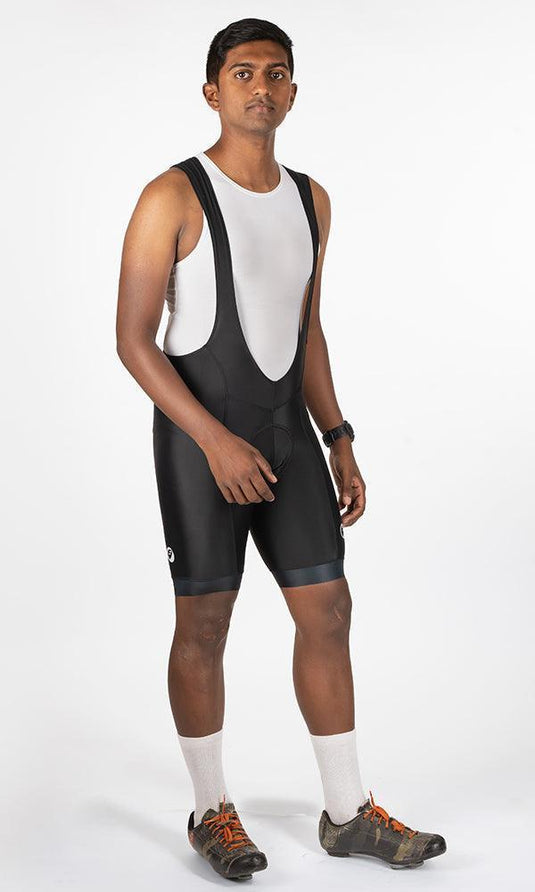 Apace Mens Cycling | Racing Bib Shorts | Sprint | Black - MADOVERBIKING