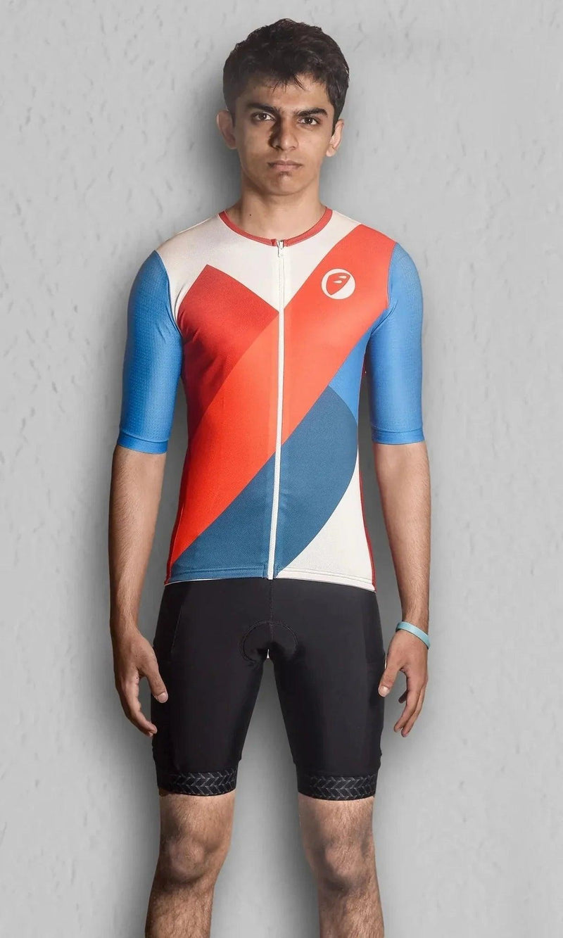 Load image into Gallery viewer, Apace Mens | Snug-Fit |Cycling Jersey | Breakaway - Lightsaber - MADOVERBIKING
