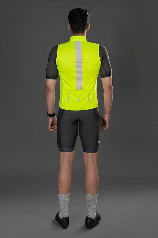 Apace Unisex Cycling Jacket | Gilet Sleeveless | Neon - MADOVERBIKING